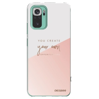 Picasee silikonski prozorni ovitek za Xiaomi Redmi Note 10 Pro - You create your own opportunities