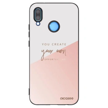 Picasee silikonski črni ovitek za Huawei P20 Lite - You create your own opportunities