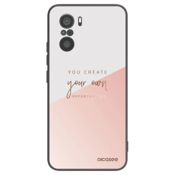 Picasee silikonski črni ovitek za Xiaomi Poco F3 - You create your own opportunities