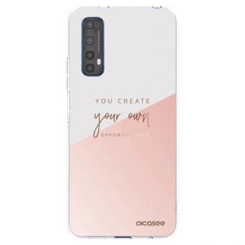 Picasee silikonski prozorni ovitek za Realme 7 - You create your own opportunities
