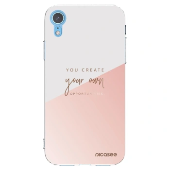 Picasee silikonski prozorni ovitek za Apple iPhone XR - You create your own opportunities