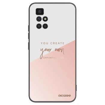 Picasee silikonski črni ovitek za Xiaomi Redmi 10 - You create your own opportunities