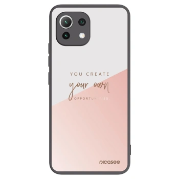 Picasee silikonski črni ovitek za Xiaomi 11 Lite 5G NE - You create your own opportunities