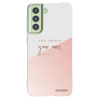 Picasee silikonski prozorni ovitek za Samsung Galaxy S21 FE 5G - You create your own opportunities