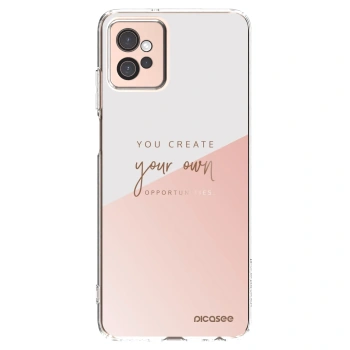 Picasee silikonski prozorni ovitek za Motorola Moto G32 - You create your own opportunities