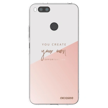 Picasee silikonski prozorni ovitek za Xiaomi Redmi A1 - You create your own opportunities