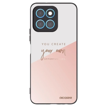 Picasee silikonski črni ovitek za Honor X6 - You create your own opportunities