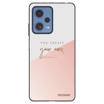 Picasee silikonski črni ovitek za Xiaomi Redmi Note 12 Pro 5G - You create your own opportunities