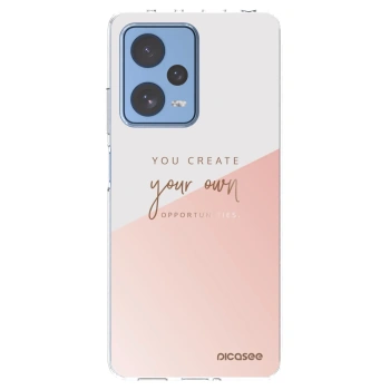 Picasee silikonski prozorni ovitek za Xiaomi Redmi Note 12 Pro 5G - You create your own opportunities