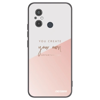 Picasee silikonski črni ovitek za Xiaomi Redmi 12C - You create your own opportunities