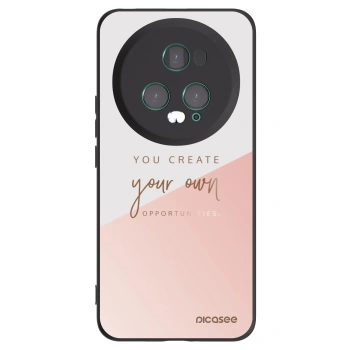 Picasee silikonski črni ovitek za Honor Magic5 Pro - You create your own opportunities