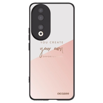 Picasee silikonski črni ovitek za Honor 90 5G - You create your own opportunities