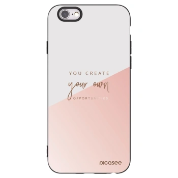 Picasee silikonski črni ovitek za Apple iPhone 6/6S - You create your own opportunities