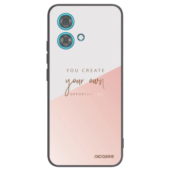 Picasee silikonski črni ovitek za Motorola Edge 40 Neo - You create your own opportunities