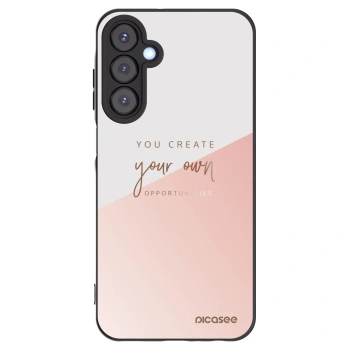 Picasee silikonski črni ovitek za Samsung Galaxy A25 A256B 5G - You create your own opportunities