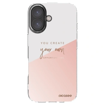 Picasee silikonski prozorni ovitek za Apple iPhone 16 - You create your own opportunities