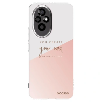 Picasee silikonski prozorni ovitek za Honor 200 5G - You create your own opportunities