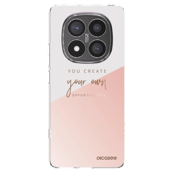 Picasee silikonski prozorni ovitek za Xiaomi Redmi Note 14 Pro+ 5G - You create your own opportunities