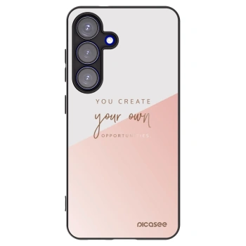 Picasee silikonski črni ovitek za Samsung Galaxy S25 5G - You create your own opportunities