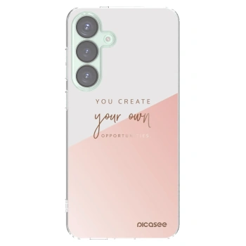 Picasee silikonski prozorni ovitek za Samsung Galaxy S25+ 5G - You create your own opportunities