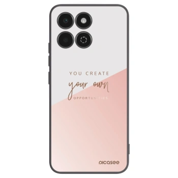 Picasee silikonski črni ovitek za Honor 200 Smart 5G - You create your own opportunities
