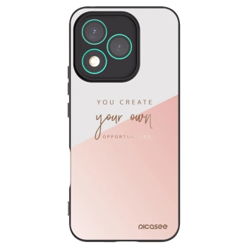 Picasee silikonski črni ovitek za Honor 400 Lite 5G - You create your own opportunities