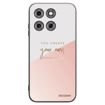 Picasee silikonski črni ovitek za Motorola Moto G77 - You create your own opportunities