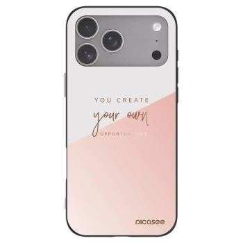 Picasee silikonski črni ovitek za Apple iPhone 18 Pro Max - You create your own opportunities