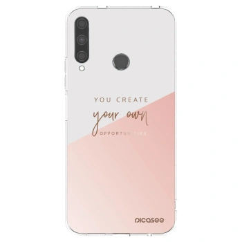 Picasee silikonski prozorni ovitek za Huawei P40 Lite E - You create your own opportunities