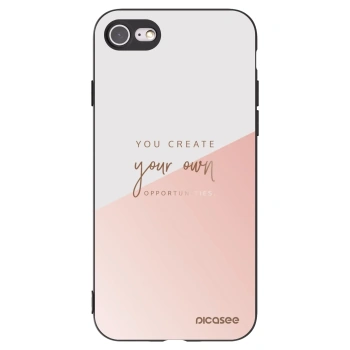 Picasee silikonski črni ovitek za Apple iPhone SE 2020 - You create your own opportunities