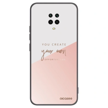 Picasee silikonski črni ovitek za Xiaomi Redmi Note 9 Pro - You create your own opportunities