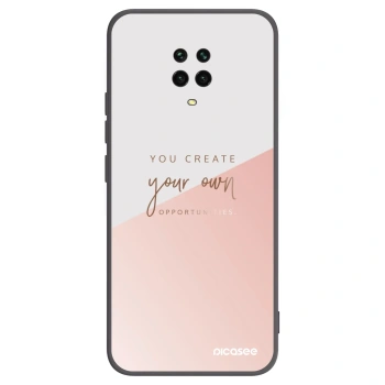 Picasee silikonski črni ovitek za Xiaomi Redmi Note 9S - You create your own opportunities