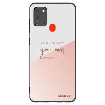 Picasee silikonski črni ovitek za Samsung Galaxy A21s - You create your own opportunities