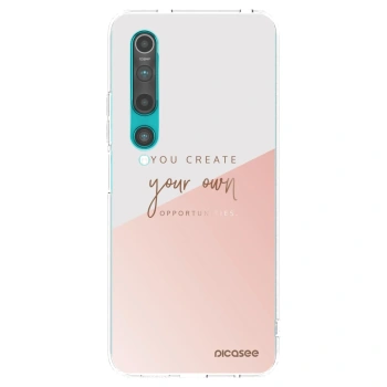 Picasee silikonski prozorni ovitek za Xiaomi Mi 10 - You create your own opportunities