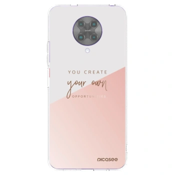 Picasee silikonski prozorni ovitek za Xiaomi Poco F2 Pro - You create your own opportunities