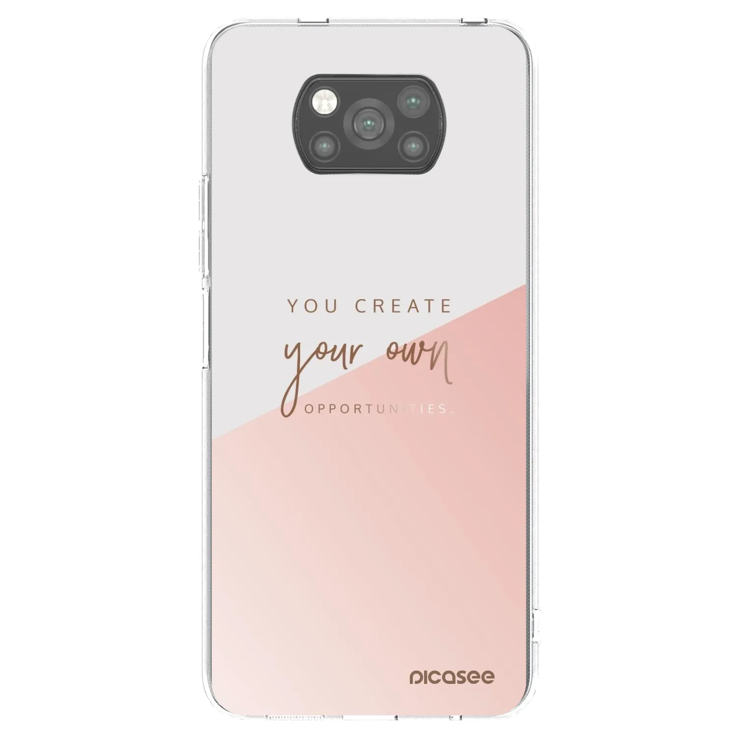 Picasee silikonski črni ovitek za Xiaomi Poco X3 - You create your own opportunities