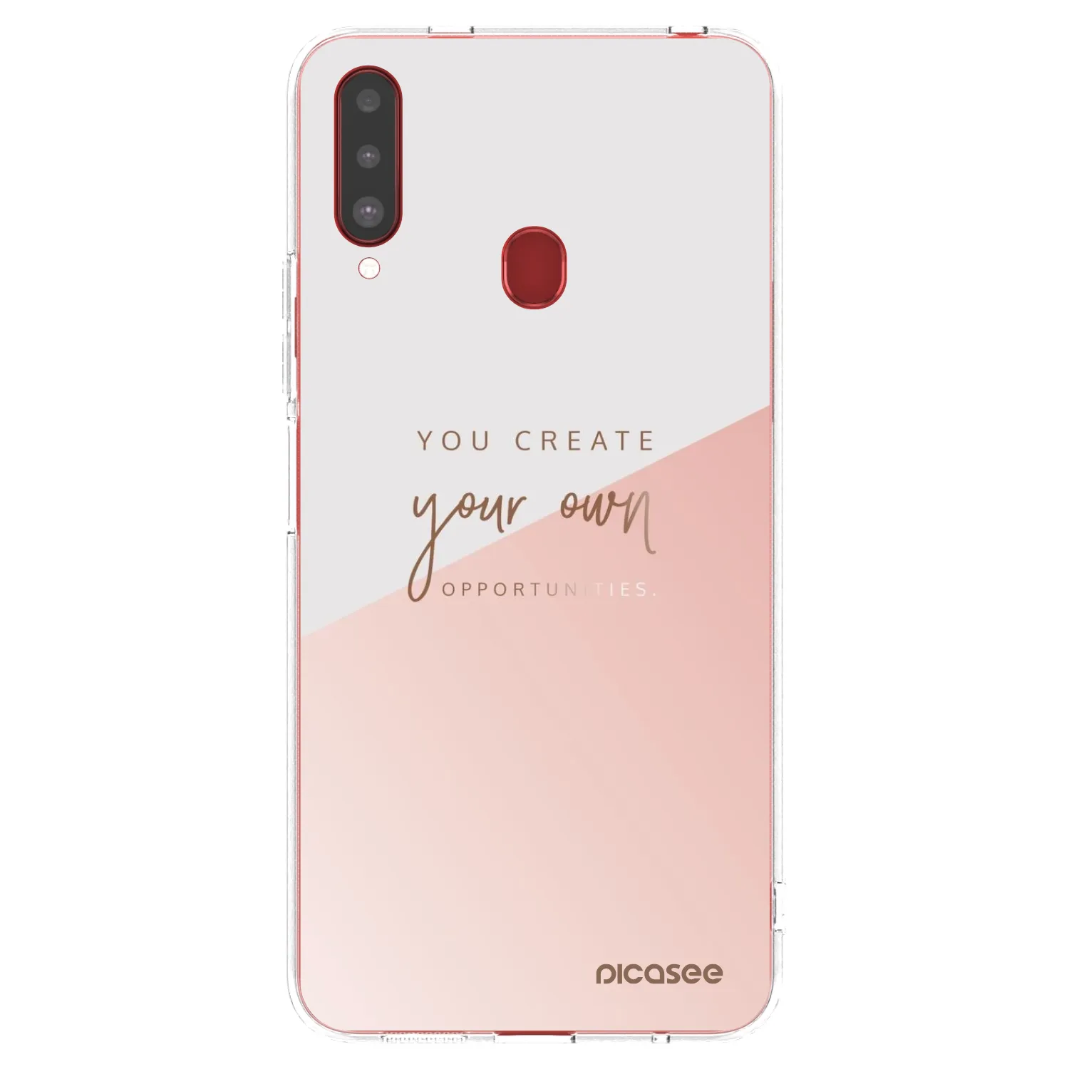 Picasee silikonski prozorni ovitek za Samsung Galaxy A20s - You create your own opportunities