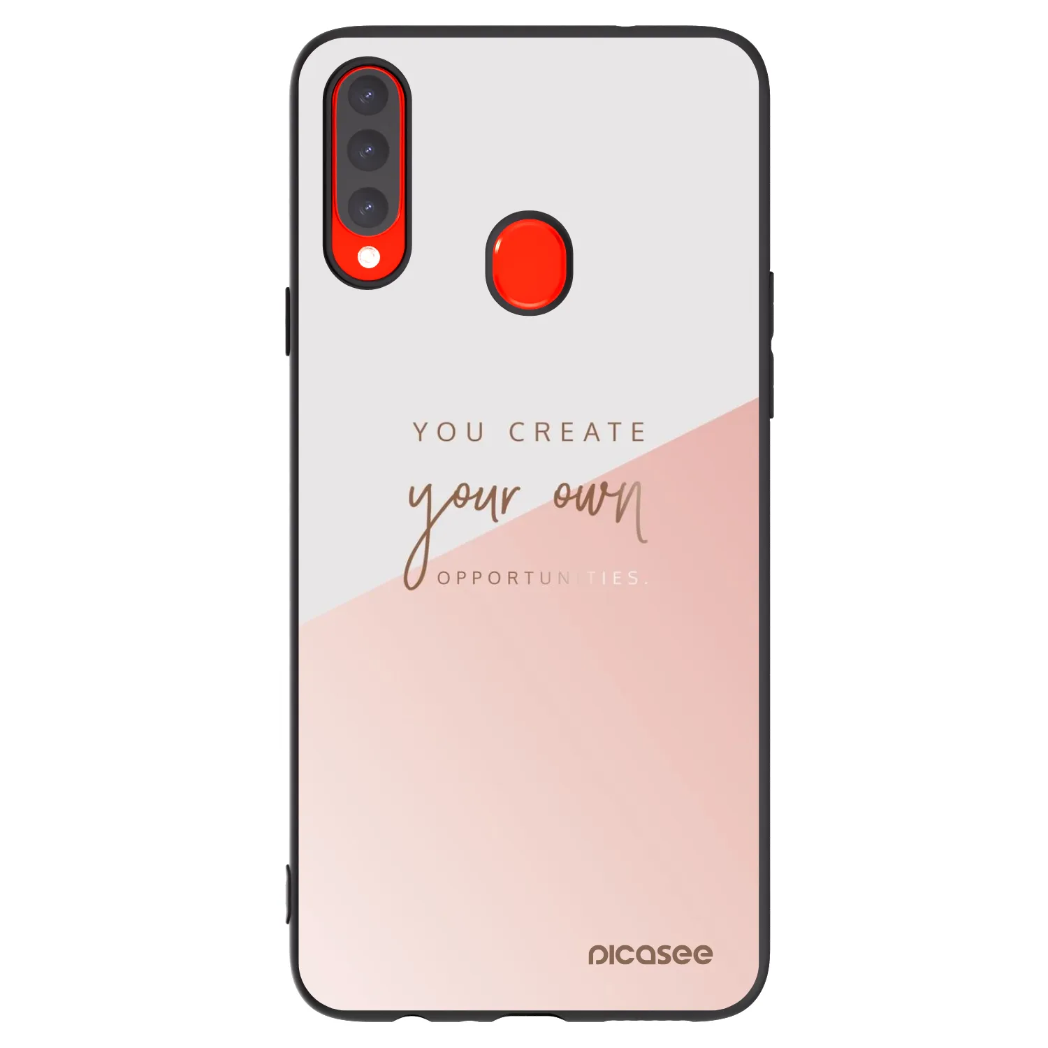 Picasee silikonski črni ovitek za Samsung Galaxy A20s - You create your own opportunities