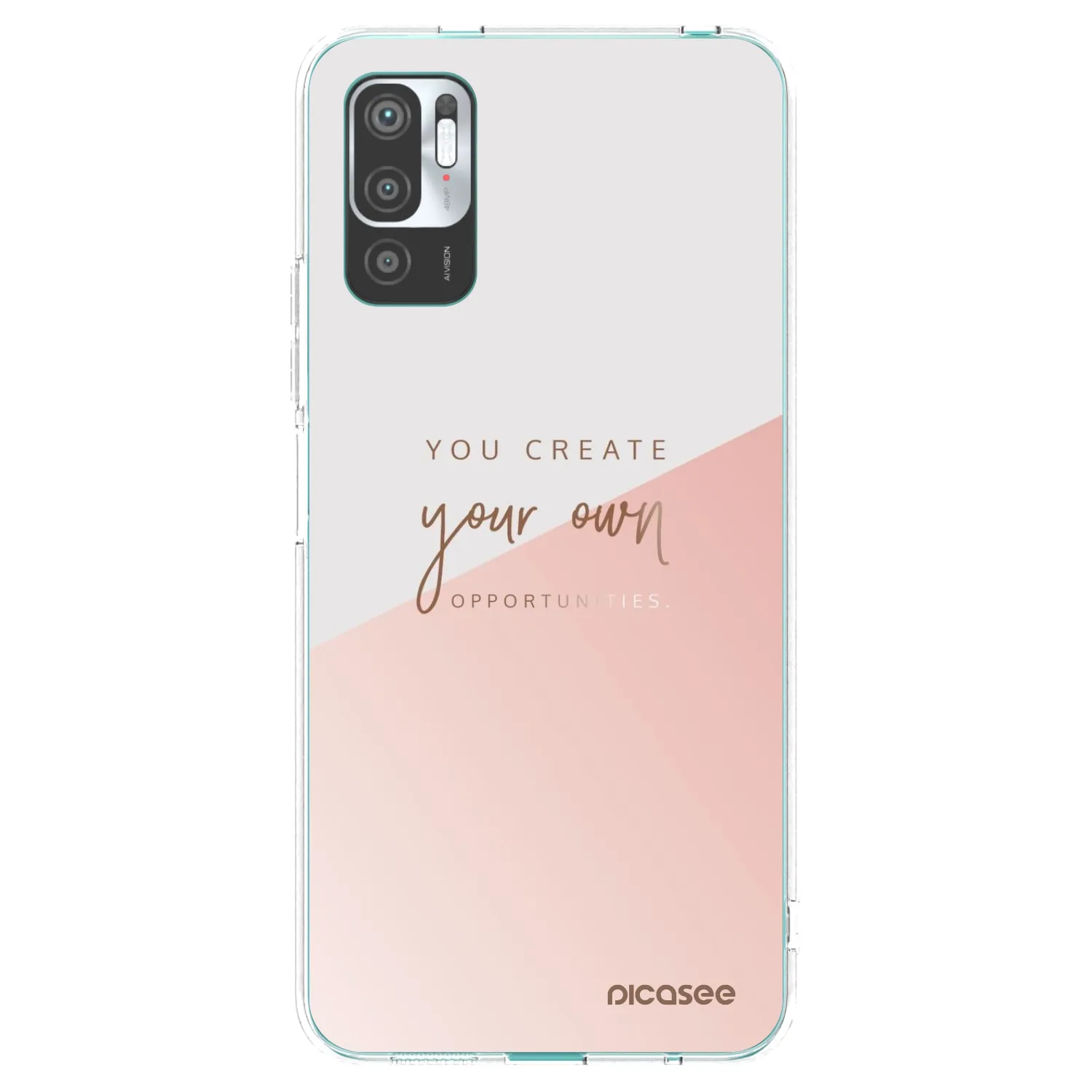 Picasee silikonski prozorni ovitek za Xiaomi Redmi Note 10 5G - You create your own opportunities