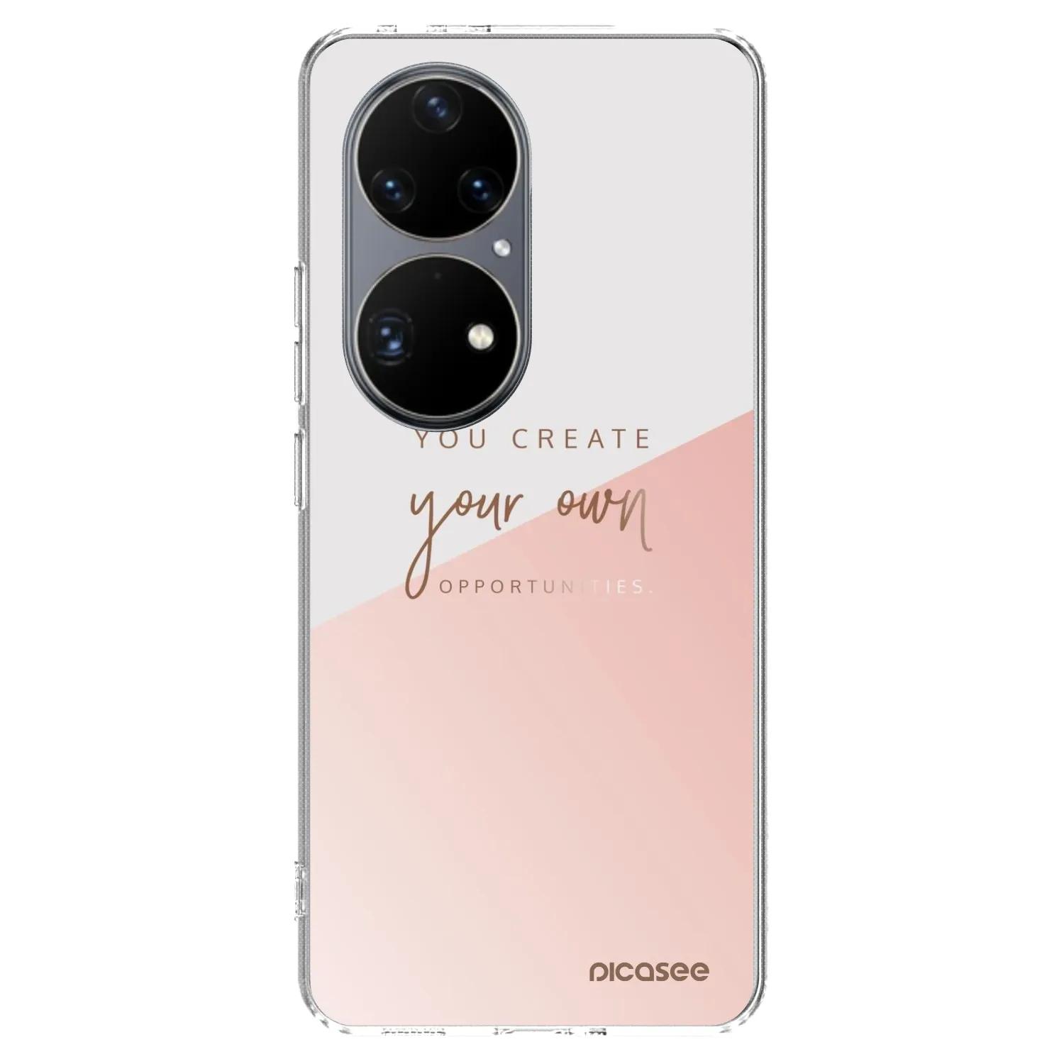 Picasee silikonski prozorni ovitek za Huawei P50 - You create your own opportunities