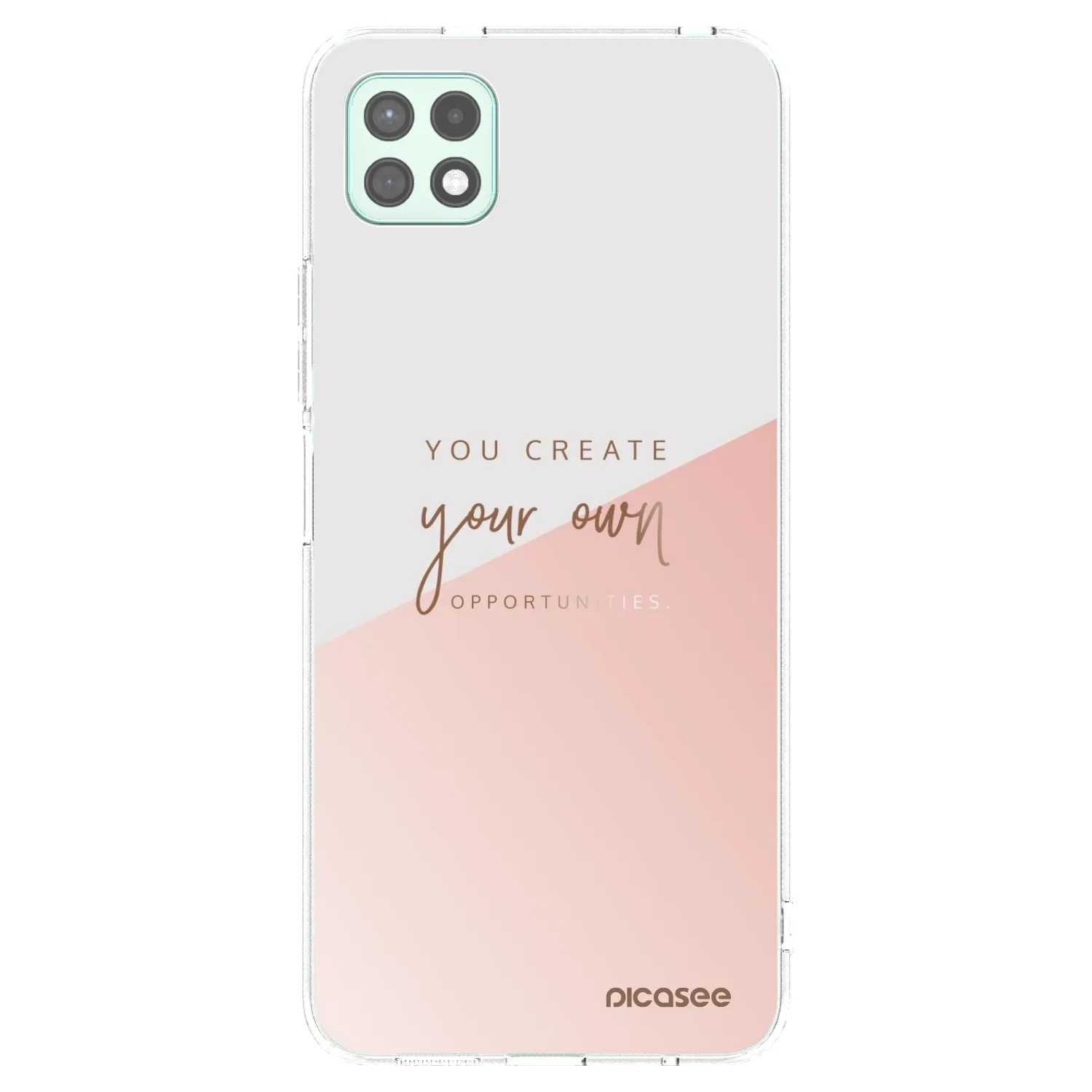 Picasee silikonski prozorni ovitek za Samsung Galaxy A22 A226B 5G - You create your own opportunities