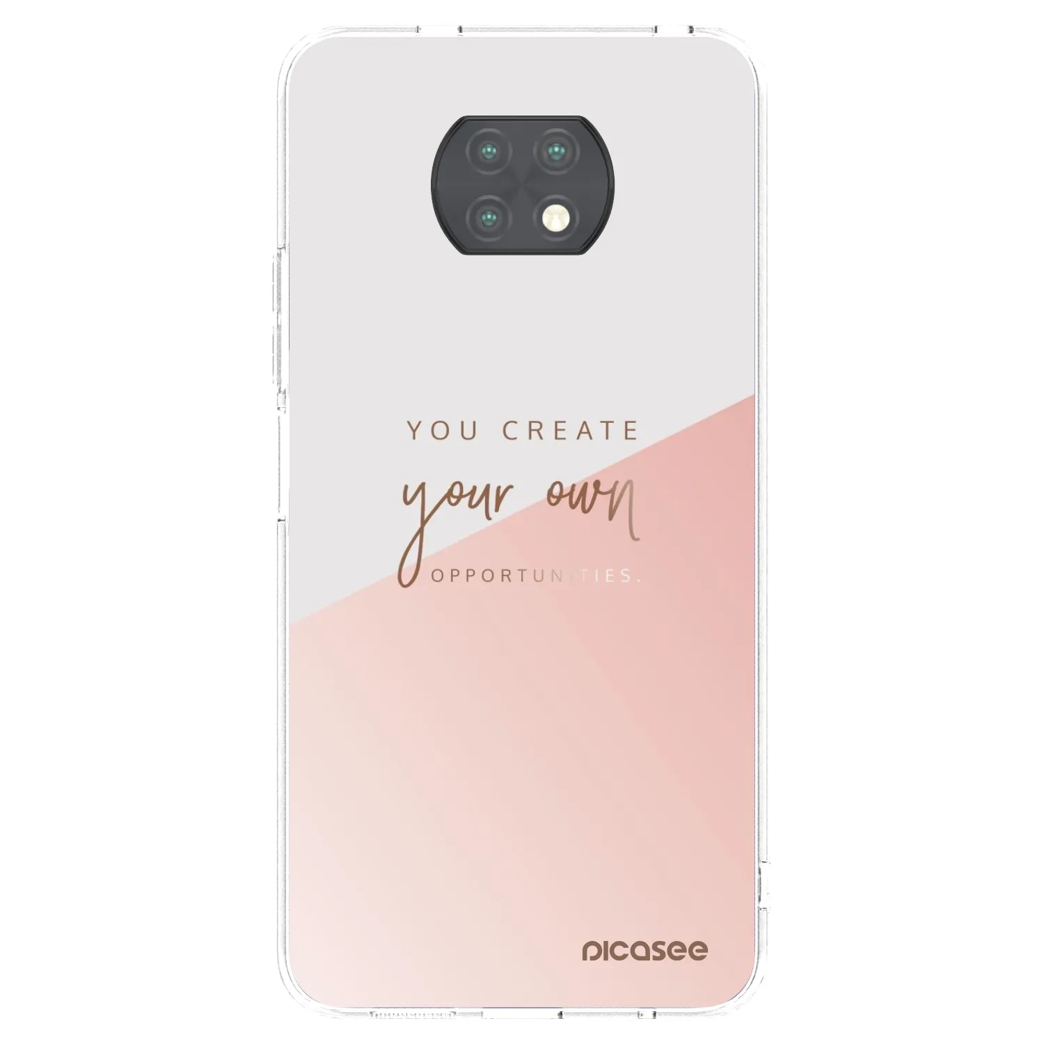 Picasee silikonski prozorni ovitek za Xiaomi Redmi Note 9T - You create your own opportunities