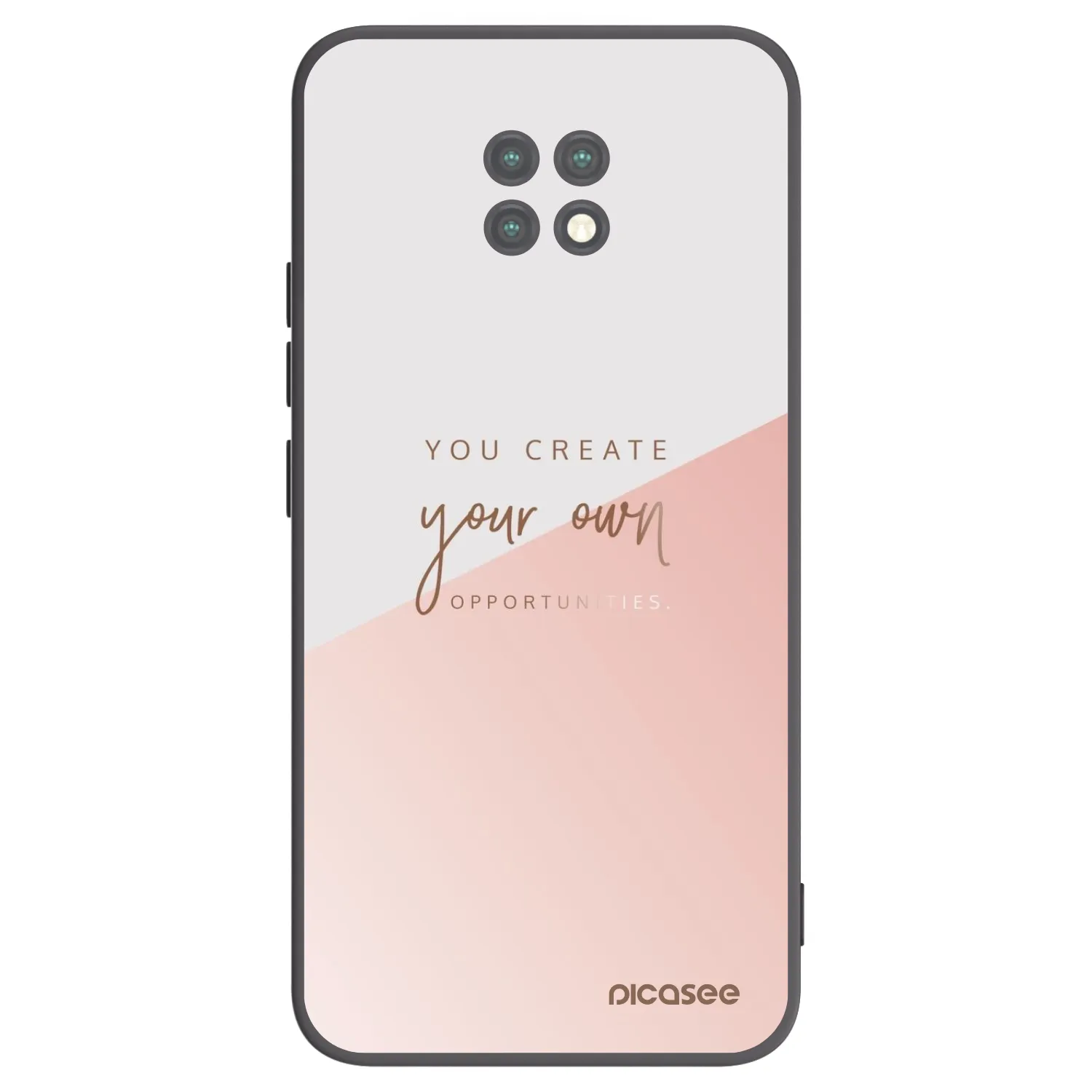 Picasee silikonski črni ovitek za Xiaomi Redmi Note 9T - You create your own opportunities
