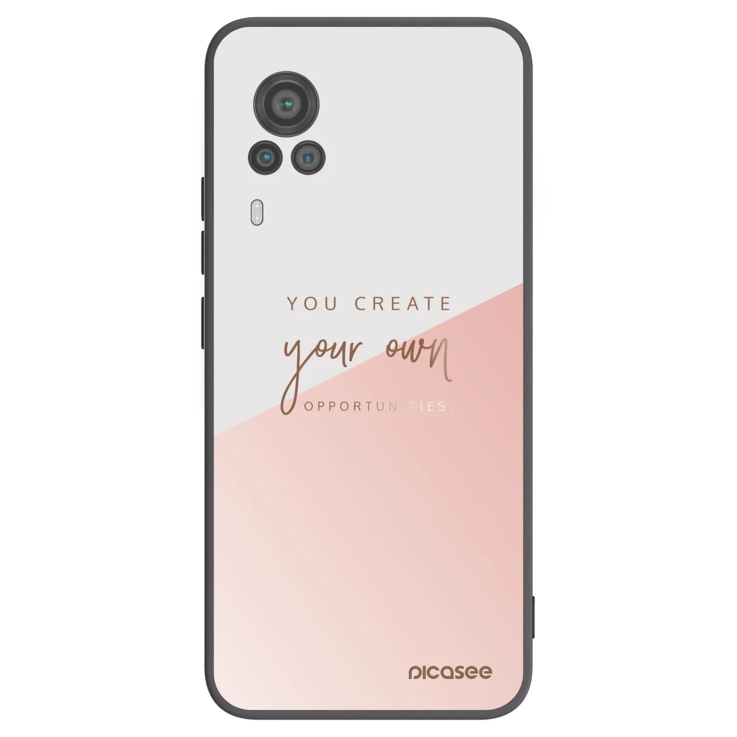 Picasee silikonski črni ovitek za Vivo X60 Pro 5G - You create your own opportunities