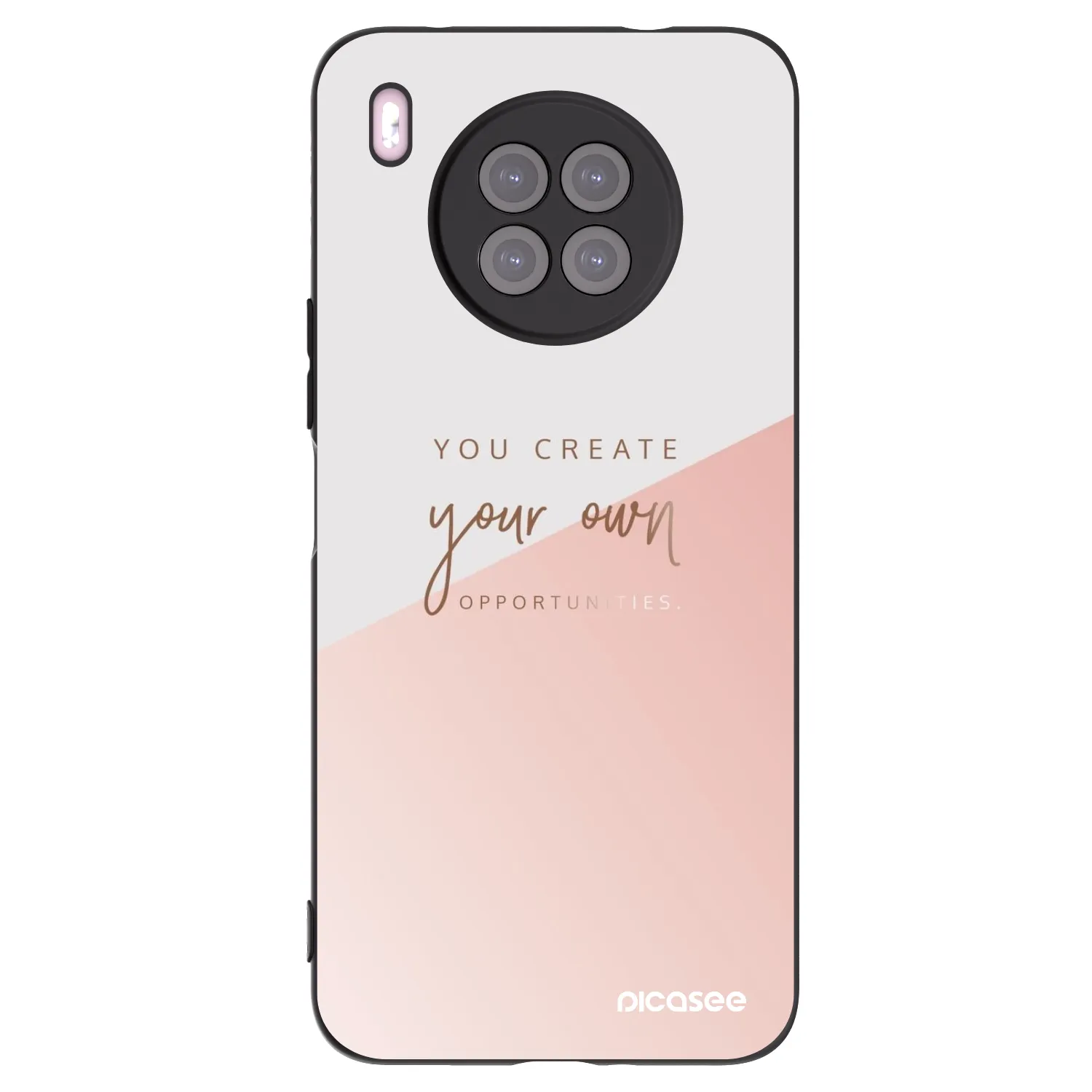 Picasee silikonski črni ovitek za Huawei Nova 8i - You create your own opportunities