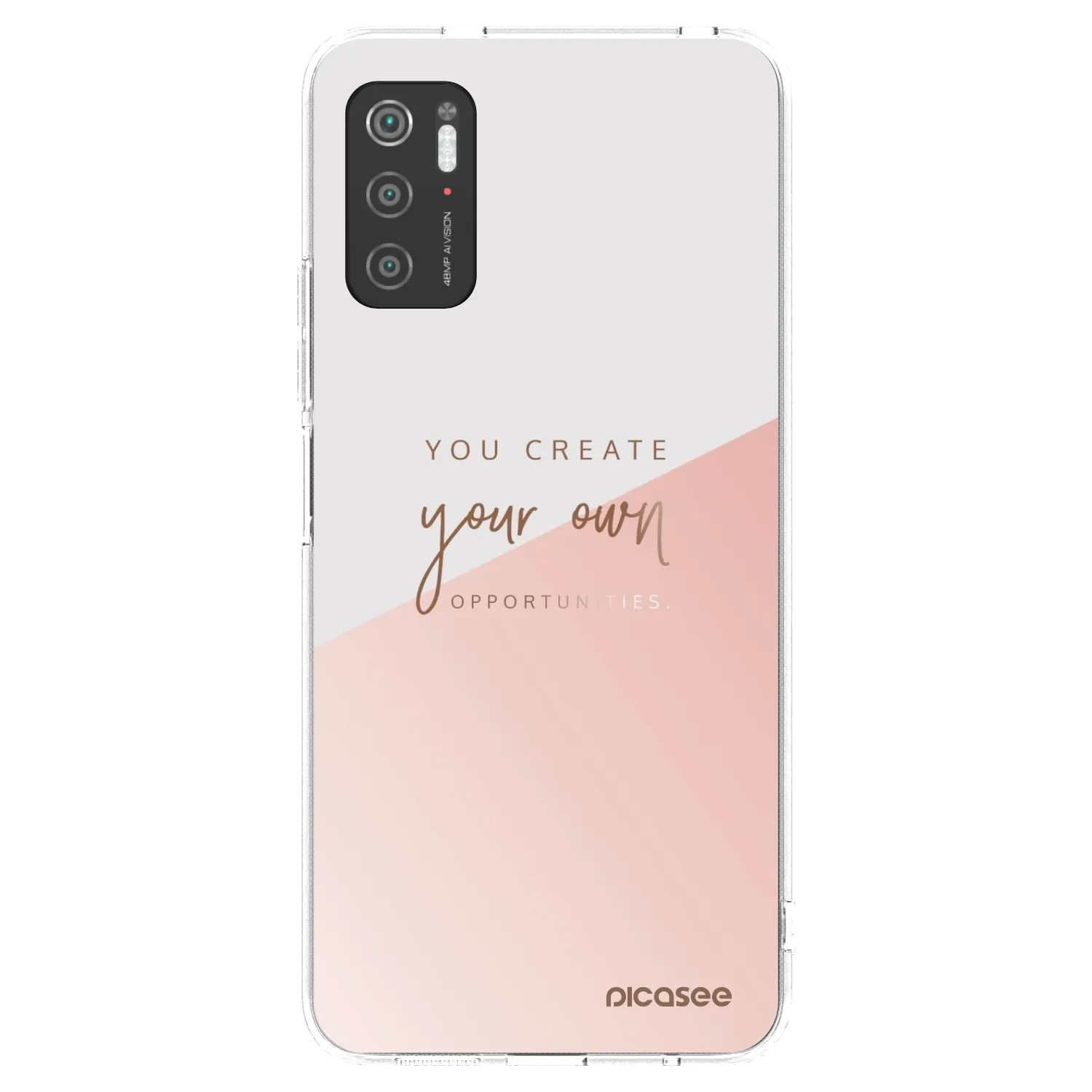 Picasee silikonski prozorni ovitek za Xiaomi Poco M3 Pro 5G - You create your own opportunities
