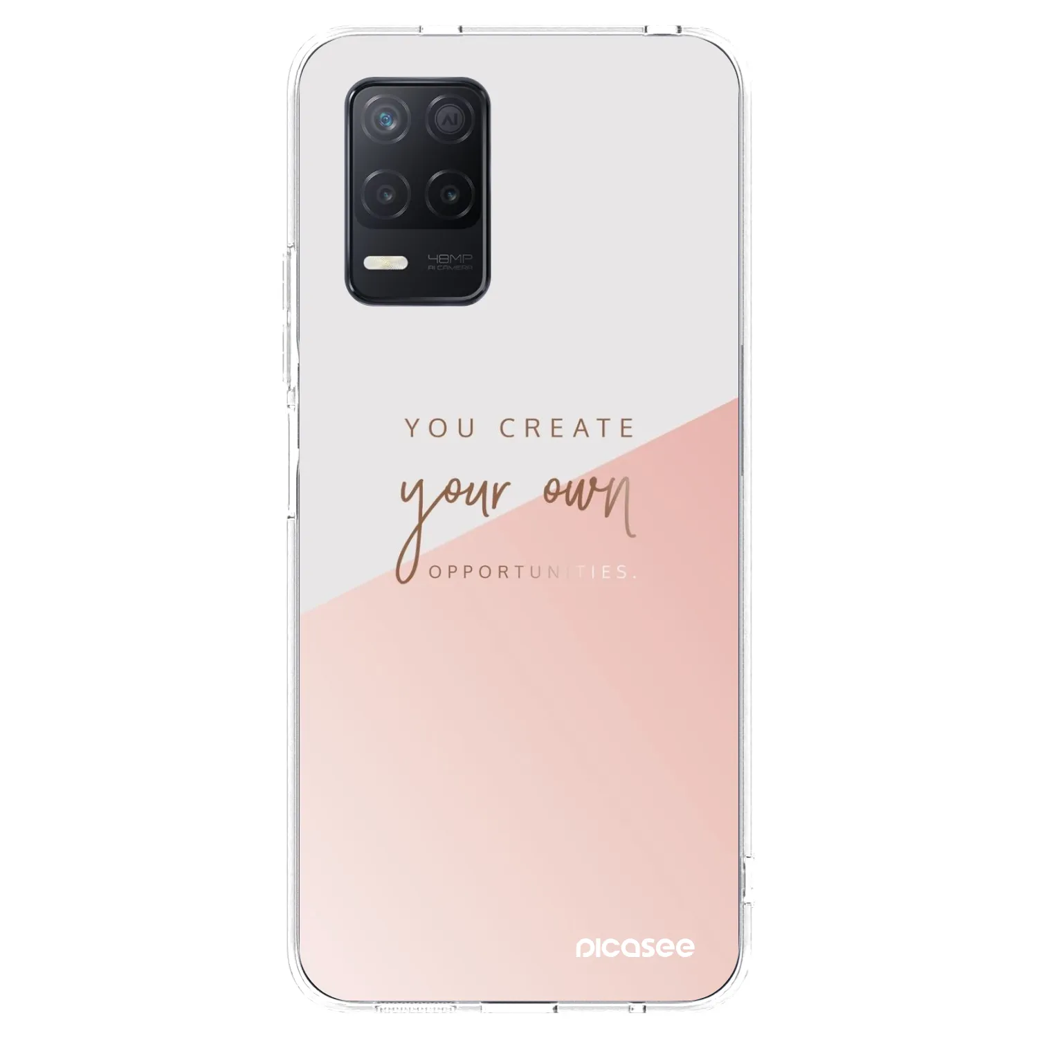 Picasee silikonski prozorni ovitek za Realme 8 5G - You create your own opportunities