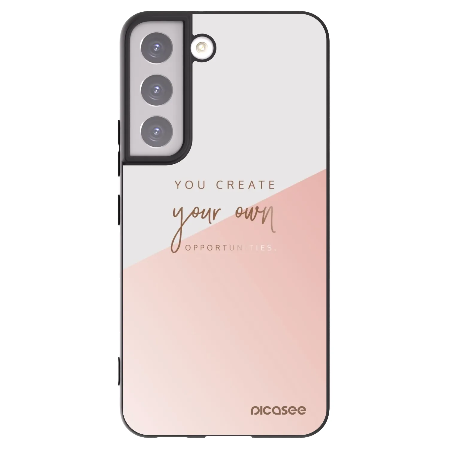 Picasee silikonski črni ovitek za Samsung Galaxy S22 5G - You create your own opportunities