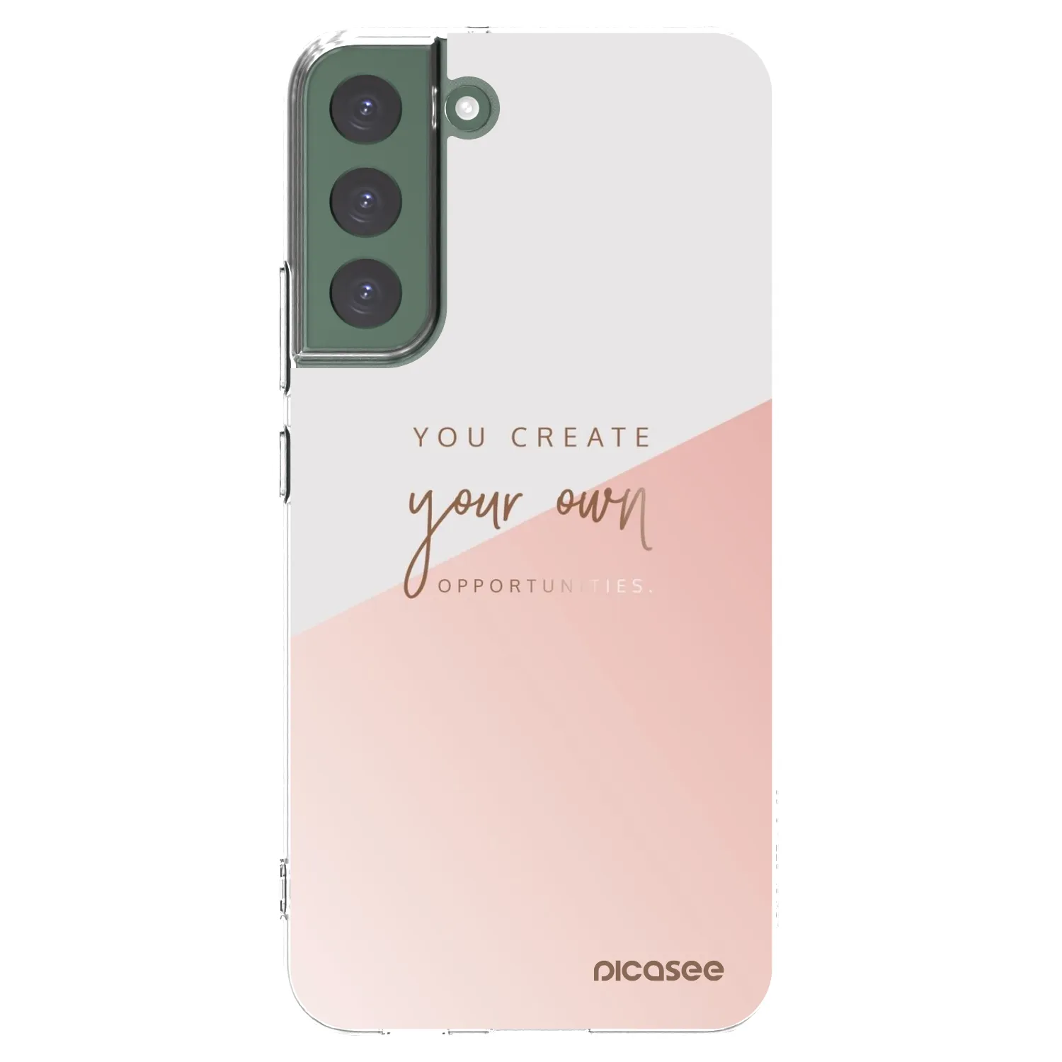 Picasee silikonski prozorni ovitek za Samsung Galaxy S22+ 5G - You create your own opportunities