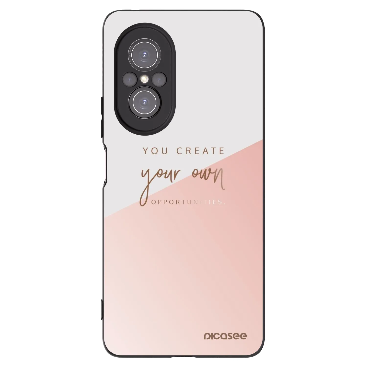 Picasee silikonski črni ovitek za Huawei Nova 9 SE - You create your own opportunities